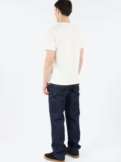A.P.C. - Standard Rue Madame T-Shirt in White and Dark Navy