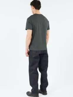 A.P.C. - Standard Rue Madame T-Shirt in Anthracite and Rose