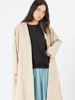 ApuntoB - P1948 Long Coat in Ecru