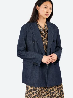 Aspesi - Cotton Denim Blazer in Denim