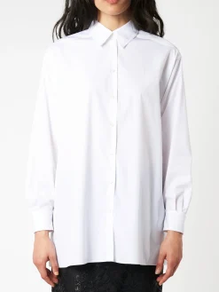 Aspesi - Cotton Poplin Loose Fit Shirt in White