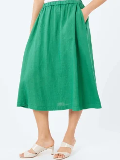 Aspesi - Linen Skirt in Green