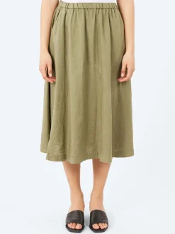 Aspesi - Linen Skirt in Military