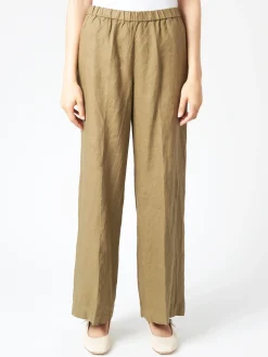 Aspesi - Linen Trousers in Military