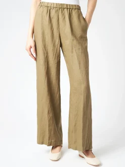 Aspesi - Linen Trousers in Military