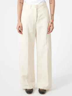 Aspesi - Slub Linen Trousers in Natural