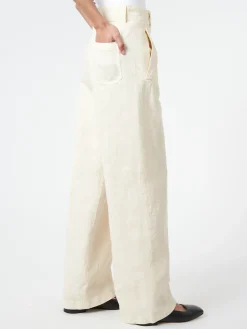 Aspesi - Slub Linen Trousers in Natural