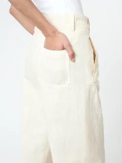 Aspesi - Slub Linen Trousers in Natural