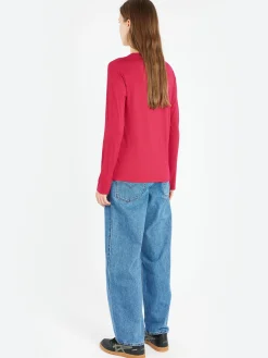 Baserange - Long Sleeve Tee in Fuchsia