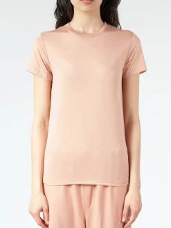 Baserange - Lyocell Tee Shirt in Yu Rose