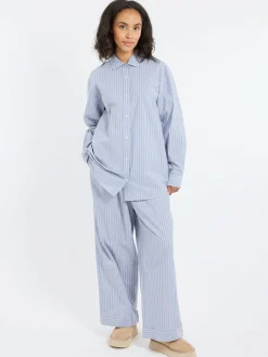 Baserange - Ole Shirt in Red Blue Stripe