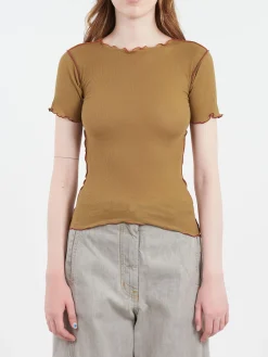 Baserange - Vein Tee in Jade Brown