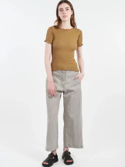 Baserange - Vein Tee in Jade Brown