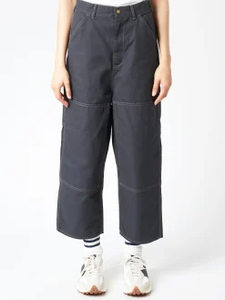 BEAMS BOY - Double Knee Painter Pants in Charcoal