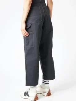 BEAMS BOY - Double Knee Painter Pants in Charcoal