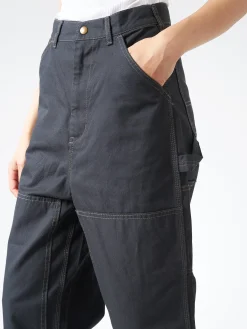 BEAMS BOY - Double Knee Painter Pants in Charcoal