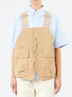 BEAMS BOY - PE Hunting Vest in Beige