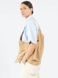BEAMS BOY - PE Hunting Vest in Beige