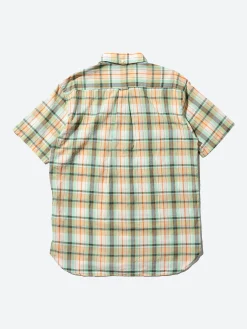 BEAMS PLUS - Madras Button Down Shirt in Mint Green