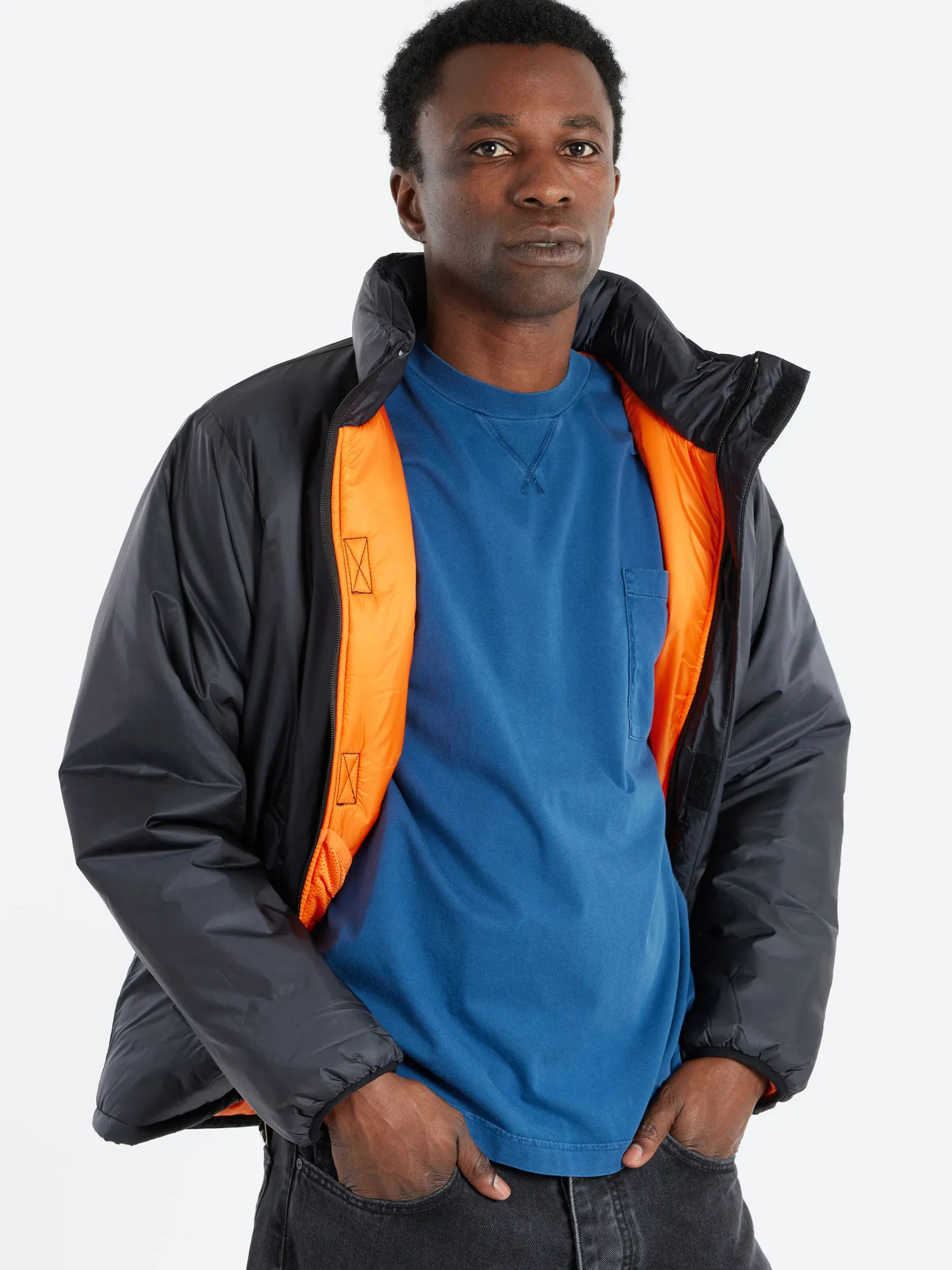 BEAMS PLUS - MIL Puff Blouson in Black