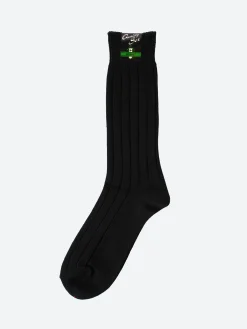 BEAMS PLUS - Rib Socks in Black