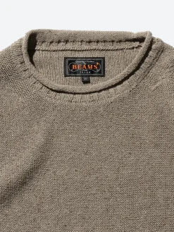 BEAMS PLUS - Roll Neck in Grey