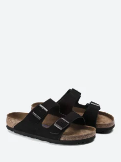 Birkenstock - Arizona Soft Footbed in Black Suede