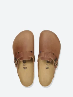 Birkenstock - Boston (Oiled Leather) in Cognac