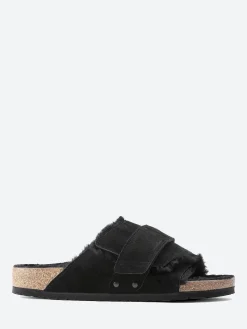 Birkenstock - Kyoto Shearling in Black Suede