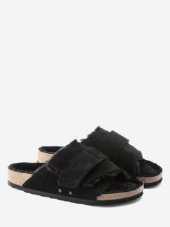 Birkenstock - Kyoto Shearling in Black Suede