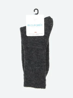 Bleuforet - Alpaca Wool Socks in Anthracite