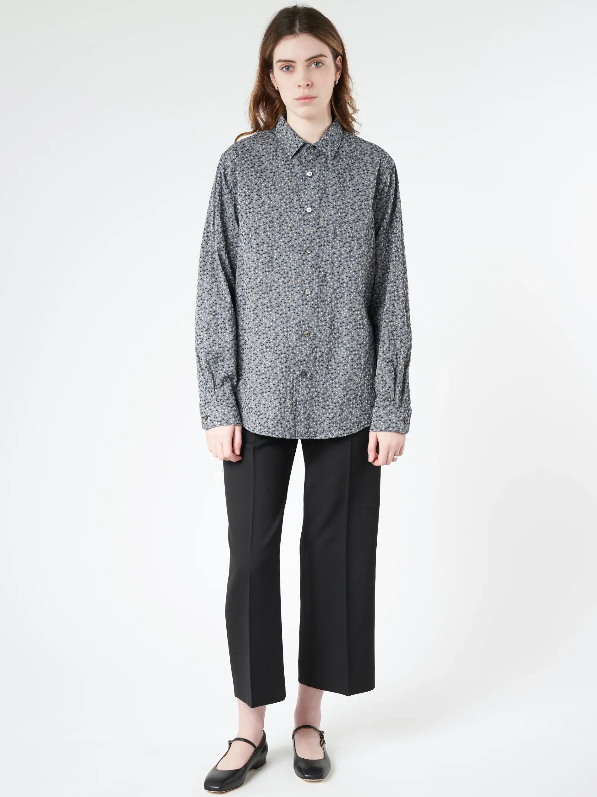 Blue Blue Japan - Yama-komon Shirt in Indigo