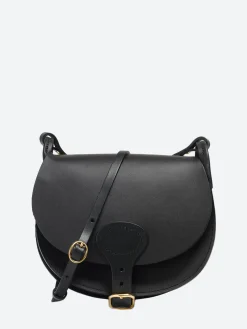 Blue de Chauffe - Diane M Saddle Bag in Noir
