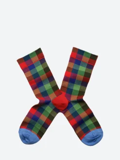 Bonne Maison - Polka Incarnate Checks Sock