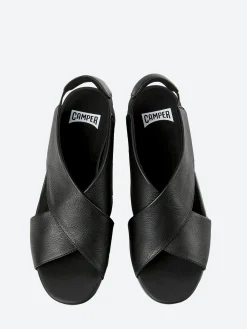 Camper - Balloon Sandals in Black