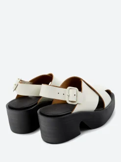 Camper - Billie Sandals in White Natural