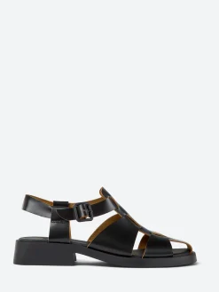Camper - Dana Fisherman Sandals in Black