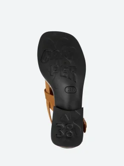 Camper - Dana Sandals in Brown Suede
