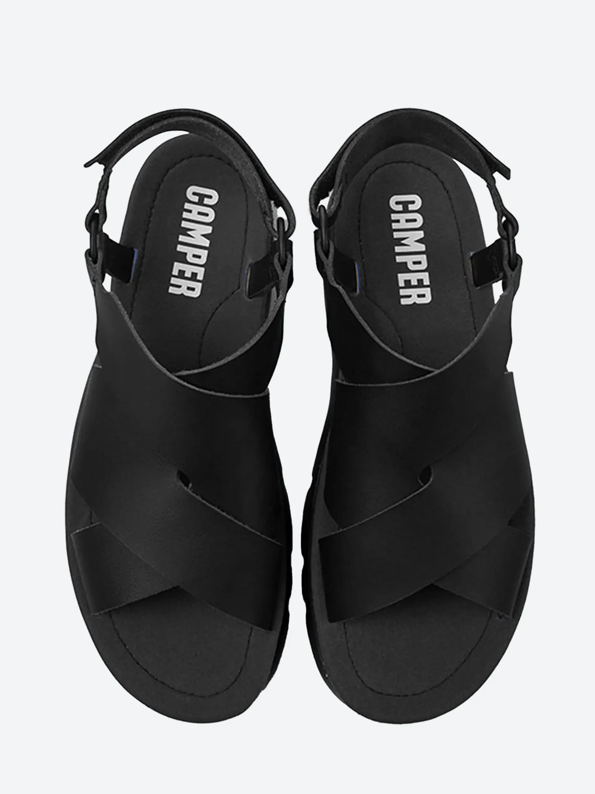 Camper - Oruga Up Sandals in Black