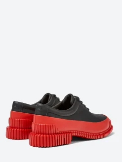 Camper - Pix Lace-Up Shoes in Black and Red