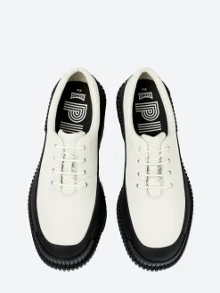 Camper - Pix Lace-Up Shoes in White and Black