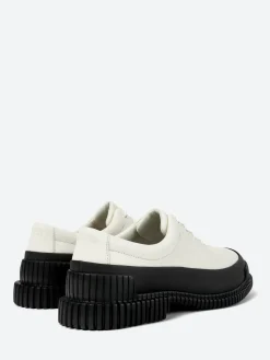 Camper - Pix Lace-Up Shoes in White and Black