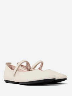 Camper - Right Nina Ballerinas in White