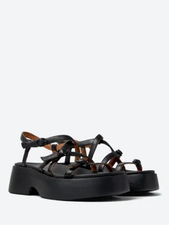 Camper - Tasha Sandals in Black