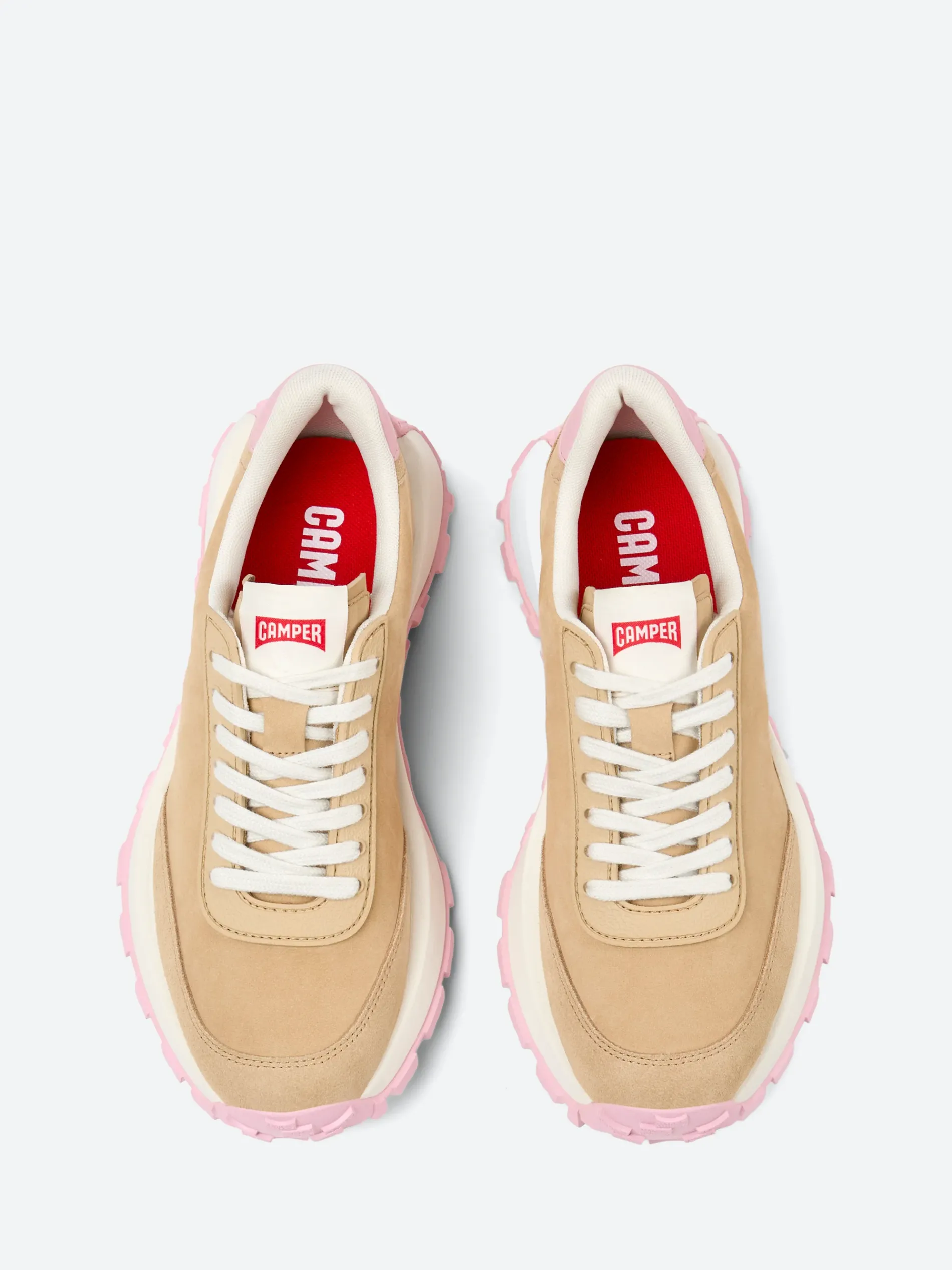 Camper - Women's Drift Trail in Beige and Pink