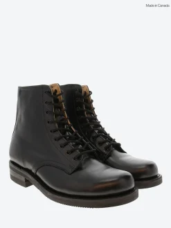 Canada West Boots - Service Boot in Black Smooth Leather
