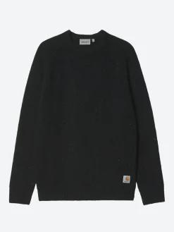 Carhartt WIP - Anglistic Sweater in Black Speckled
