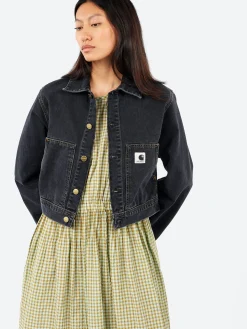 Carhartt WIP - Arca Jacket in Black Stone Wash