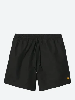 Carhartt WIP - Chase Swim Trunk in Black Rinse