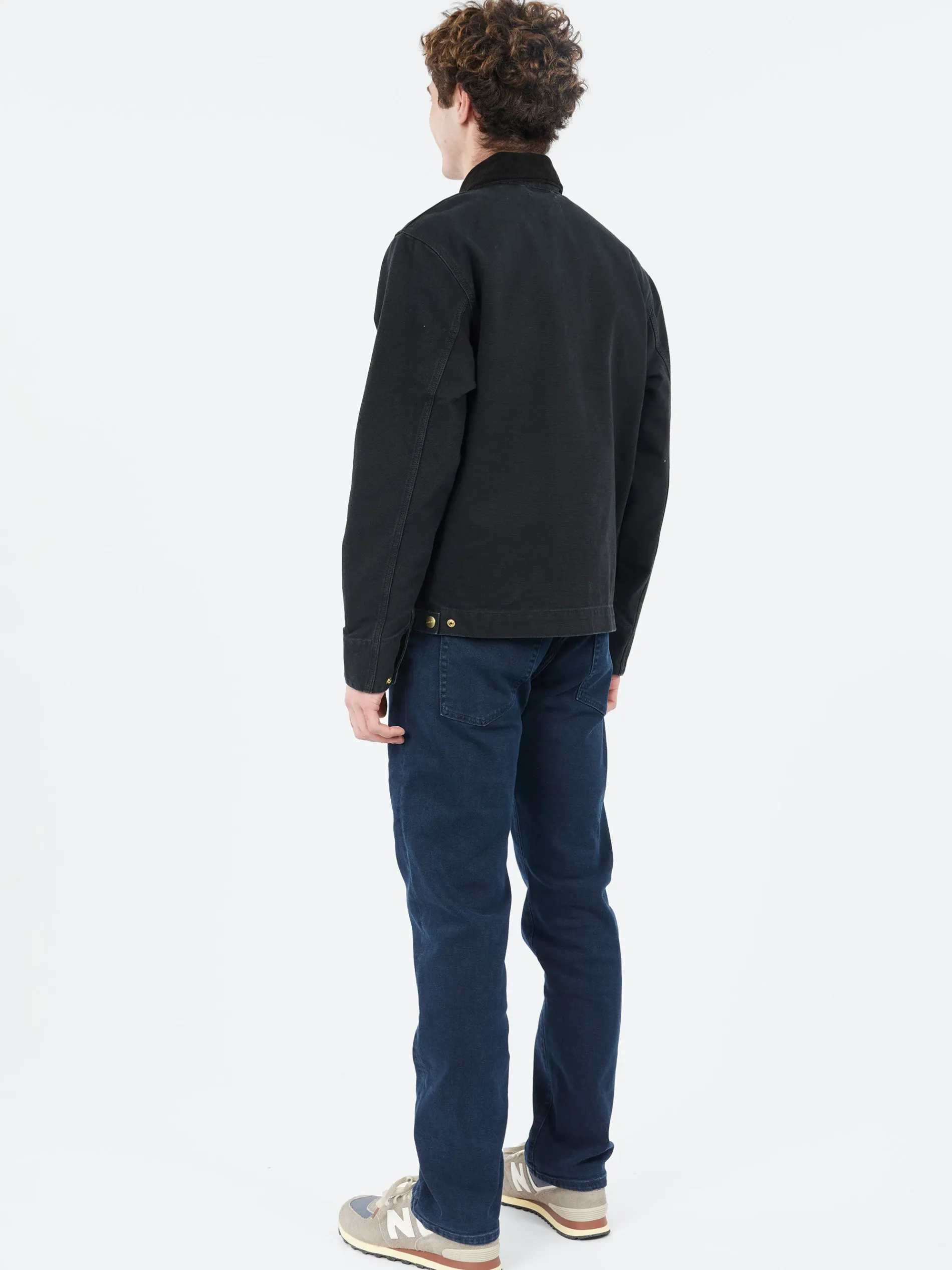 Carhartt WIP - Detroit Jacket (Spring) in Black Stone Wash